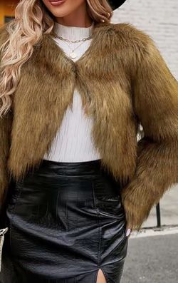 Alexandra long brown jacket