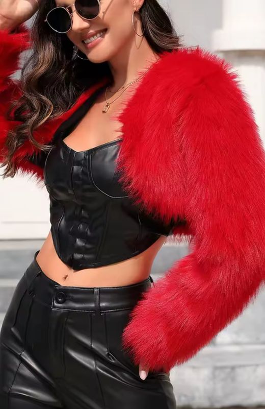 Chaqueta modelo Alexandra roja