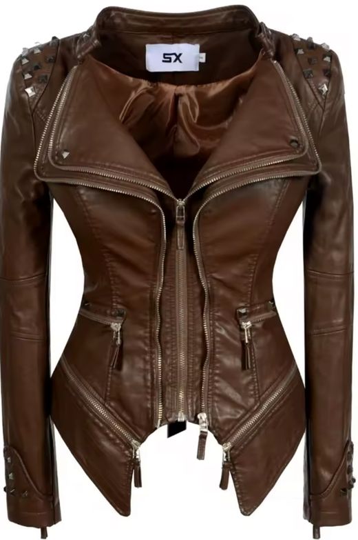 Carisma model jacket, brown