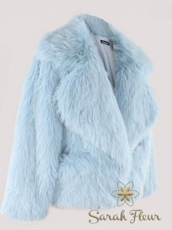 Chaqueta modelo Copito azul