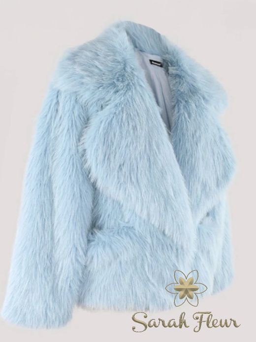 Chaqueta modelo Copito azul