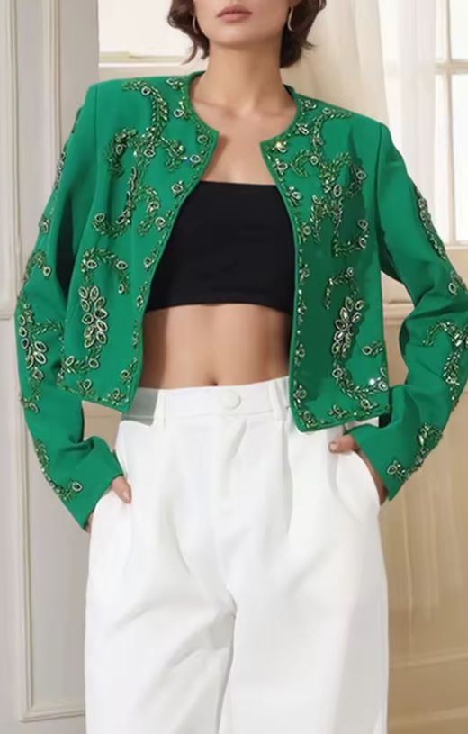Cosme Verde model jacket