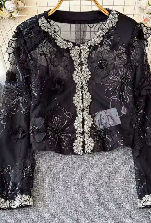 Chaqueta modelo Isadora negra