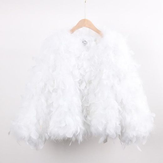 Letizzia model jacket, white