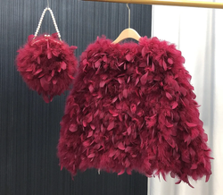 Letizzia burgundy jacket