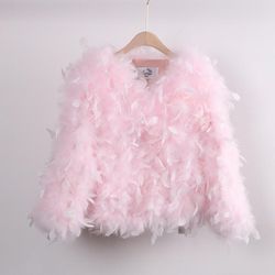 Chaqueta modelo Letizzia corta rosa bebé