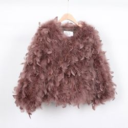 Letizzia model jacket, brown