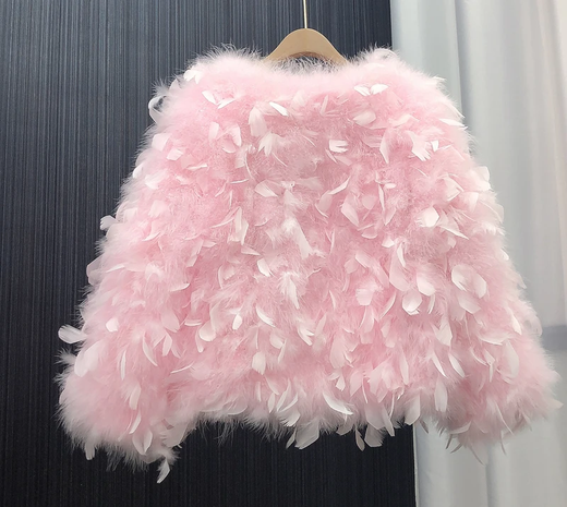 Letizzia model jacket, pink