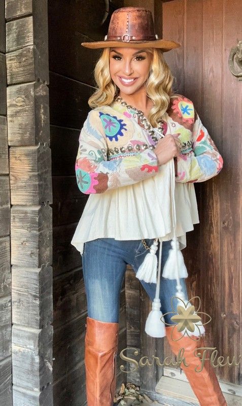 Chaqueta modelo Suzani