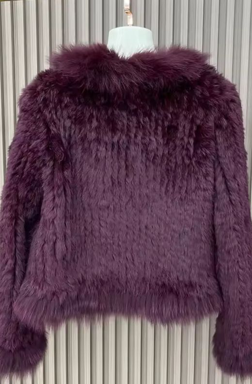 Chaqueta modelo Ternura burdeos