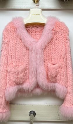 Chaqueta modelo Ternura rosa salmón