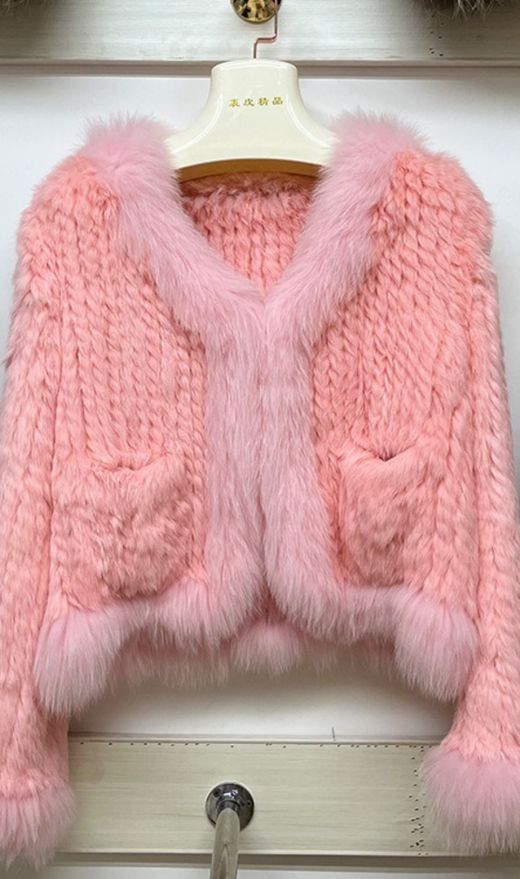 Chaqueta modelo Ternura rosa salmón