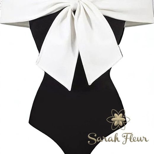 Conjunto body con falda modelo Lazo
