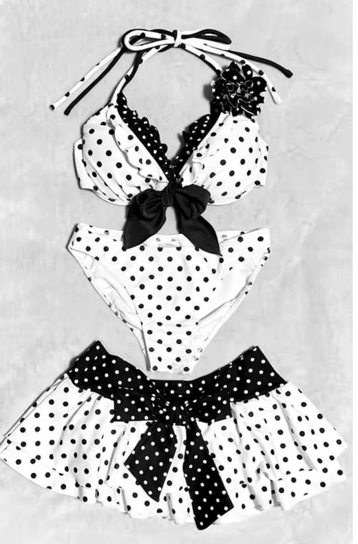 Polka Dot Bathroom Set