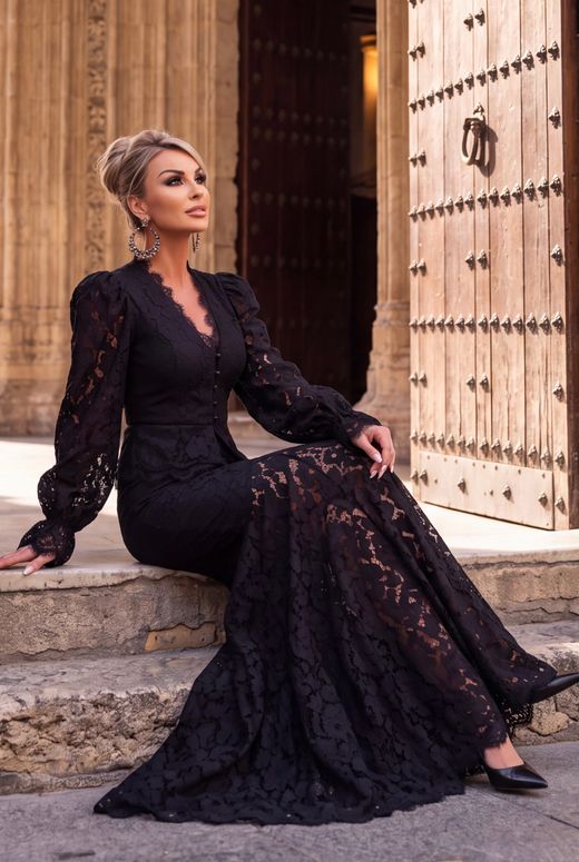 Conjunto de encaje modelo Candela Reina