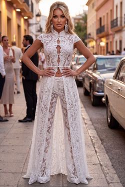 Conjunto de encaje modelo Valeria