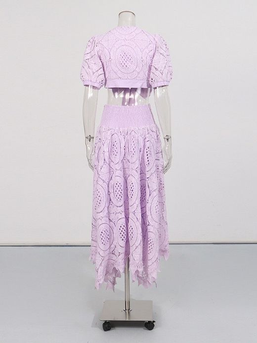 Conjunto de encaje modelo Venecia
