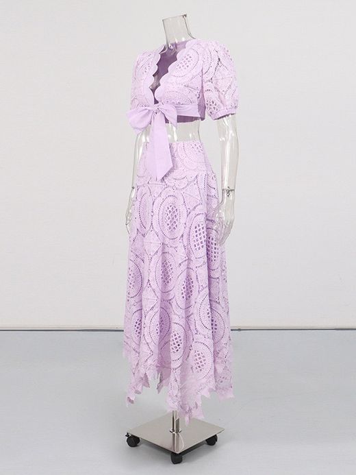 Conjunto de encaje modelo Venecia