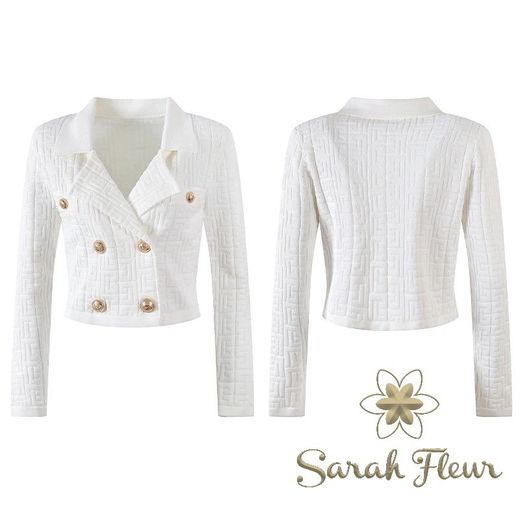 Conjunto de punto modelo Silvina blanco