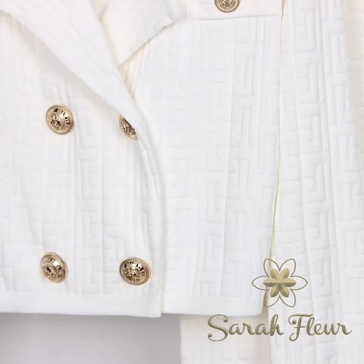 Conjunto de punto modelo Silvina blanco