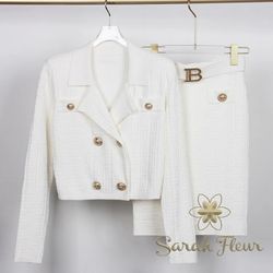 Conjunto de punto modelo Silvina blanco