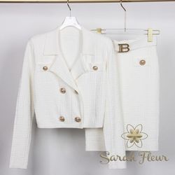 Conjunto de punto modelo Silvina blanco