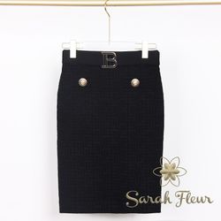 Ensemble tricoté noir Silvina