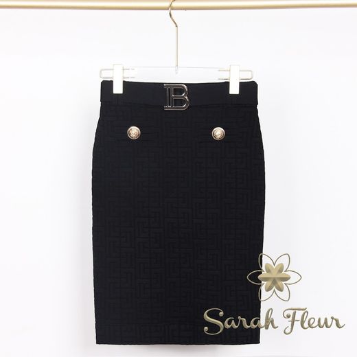 Ensemble tricoté noir Silvina