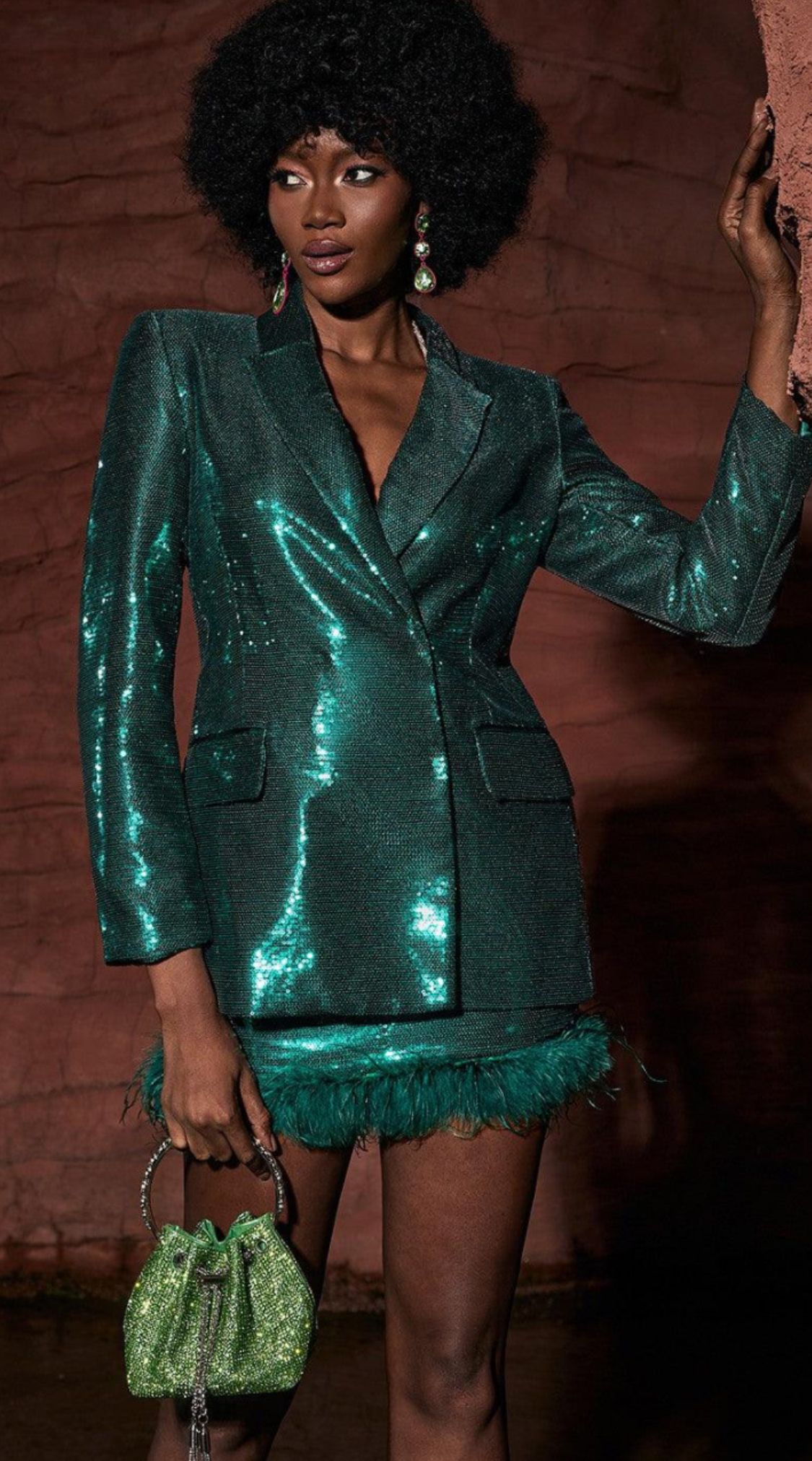 Conjunto modelo Gold green L