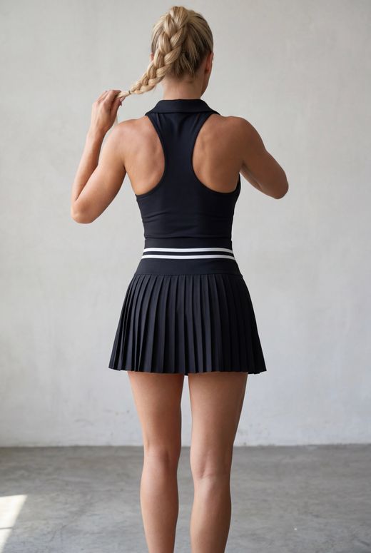 Ensemble de modèles de tennis noirs