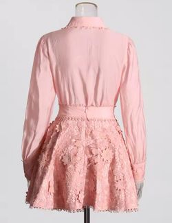 Conjunto modelo Virgin rosa
