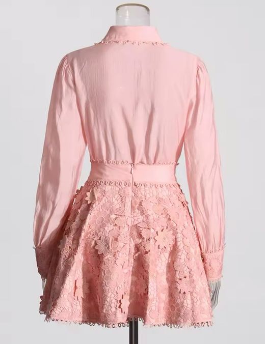 Conjunto modelo Virgin rosa