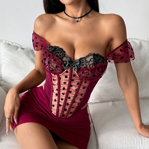 Brigida Red Bodice