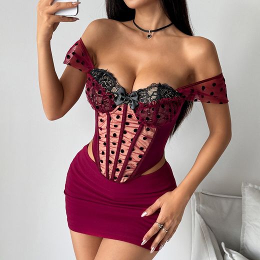 Brigida Red Bodice
