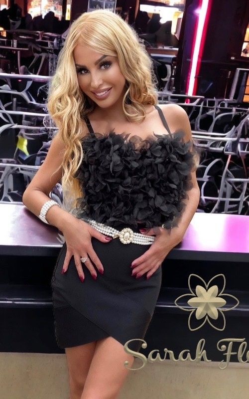 Falda bandage modelo Maria negra