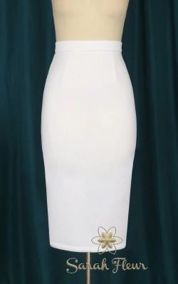 Falda bandage modelo Reina blanca