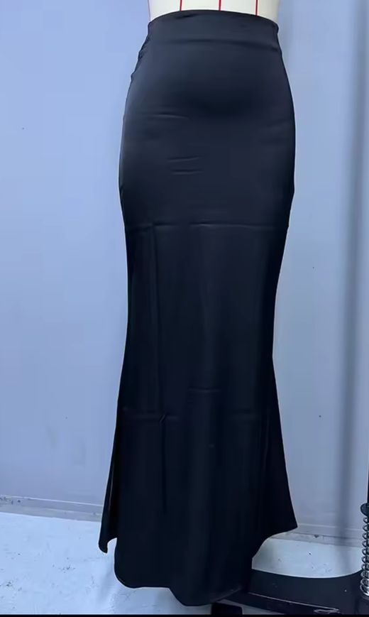 Satin skirt