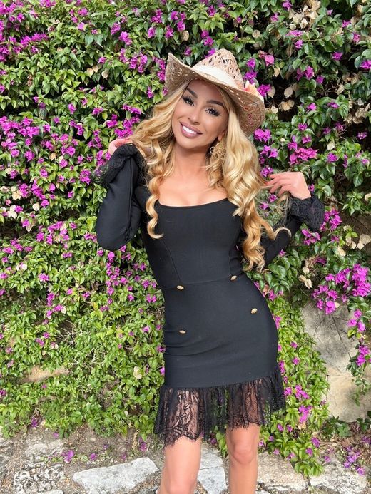 Vestido bandage coco negro