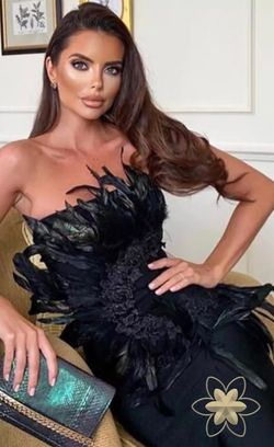 Vestido bandage opera negro
