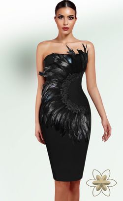 Vestido bandage opera negro