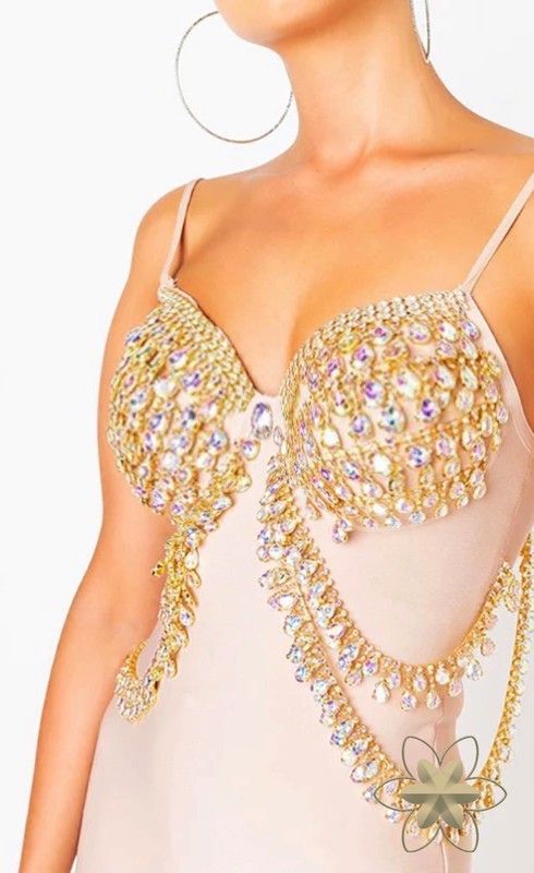 Vestido bandage queen rosa palo