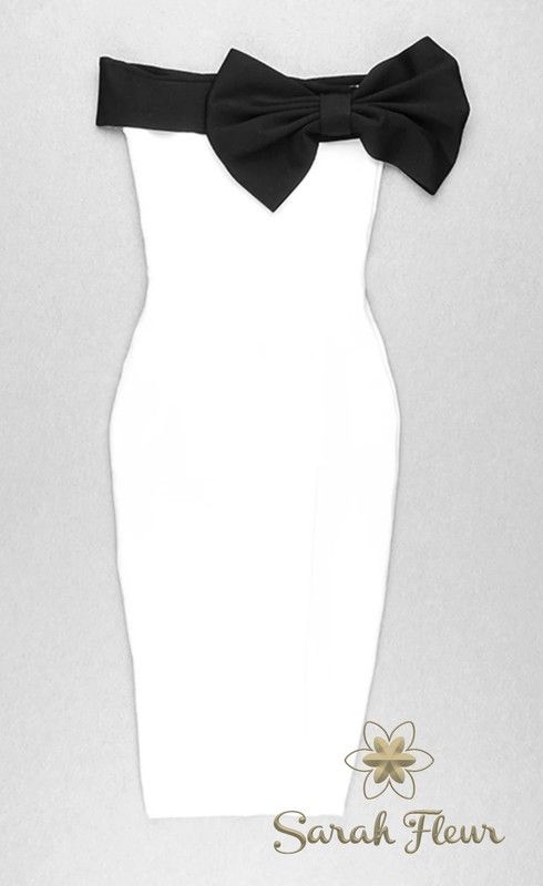 Vestido bandage valeria blanco