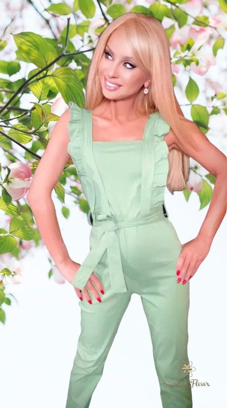 Mono largo candle verde