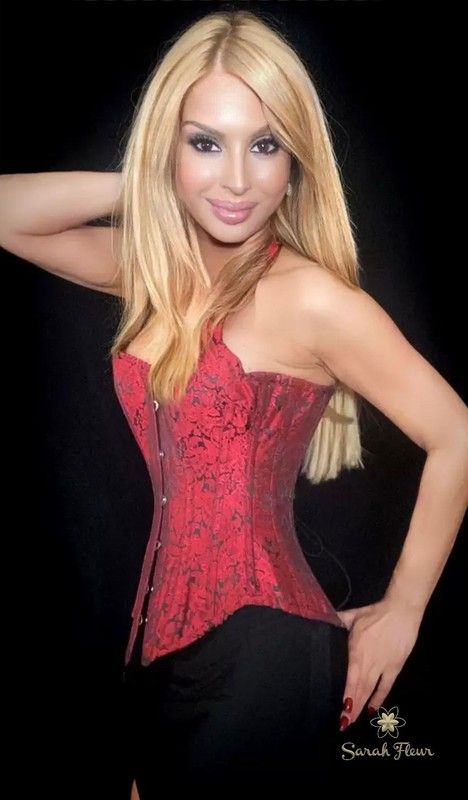 Corset napoleon granate