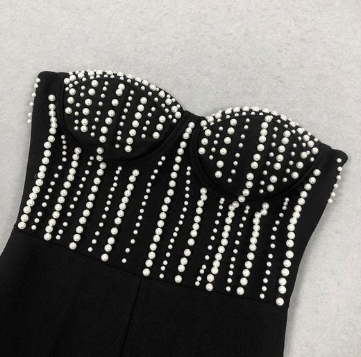 Nova model bandage jumpsuit