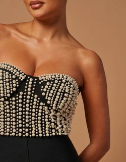 Nova model bandage jumpsuit