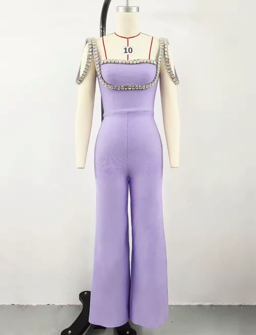 Sapphire model jumpsuit