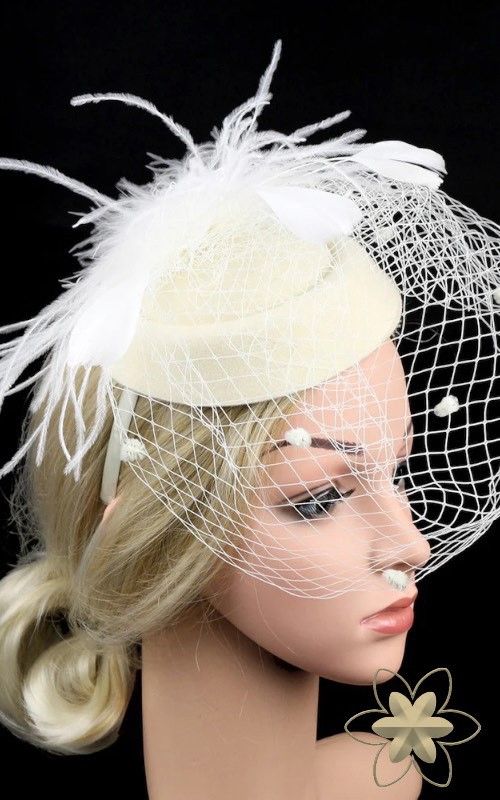 White headdress Madame model