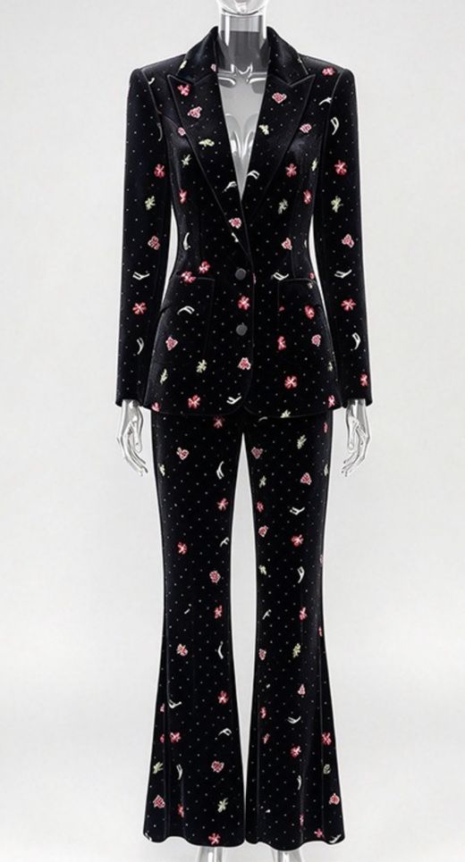 Traje de terciopelo modelo Leonor