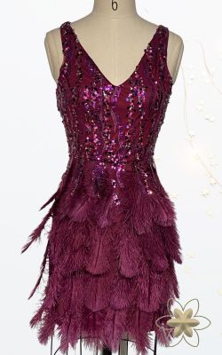 Vestido bandage Angelina burdeos